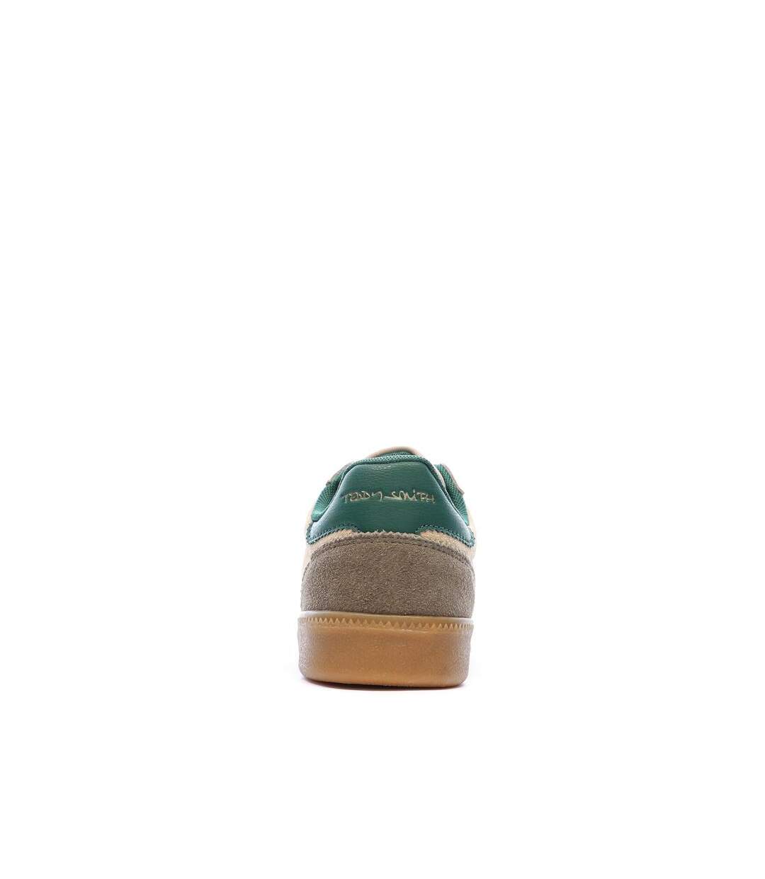 Baskets vert foncé/beige femme teddy smith 120235-3