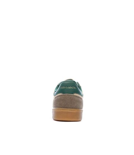 Baskets vert foncé/beige femme teddy smith 120235