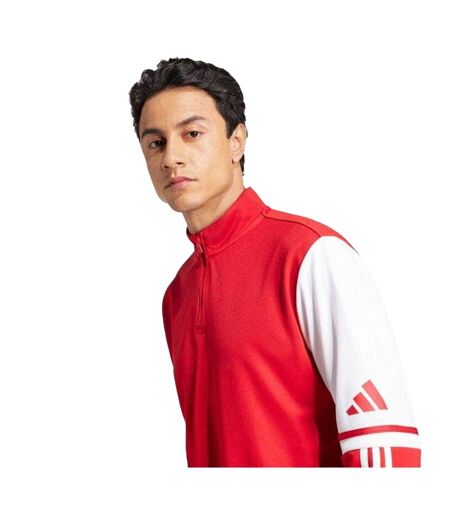 Haut Entraînement Squadra Homme Blanc Rouge Adidas