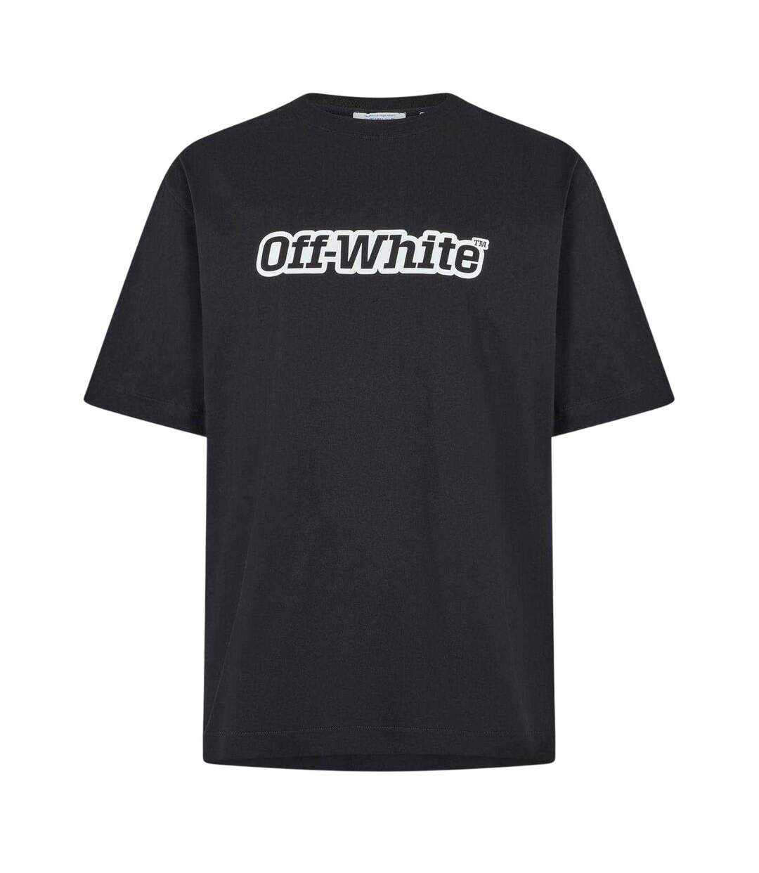T-shirt Outline Skate Homme Noir Blanc Off White-1