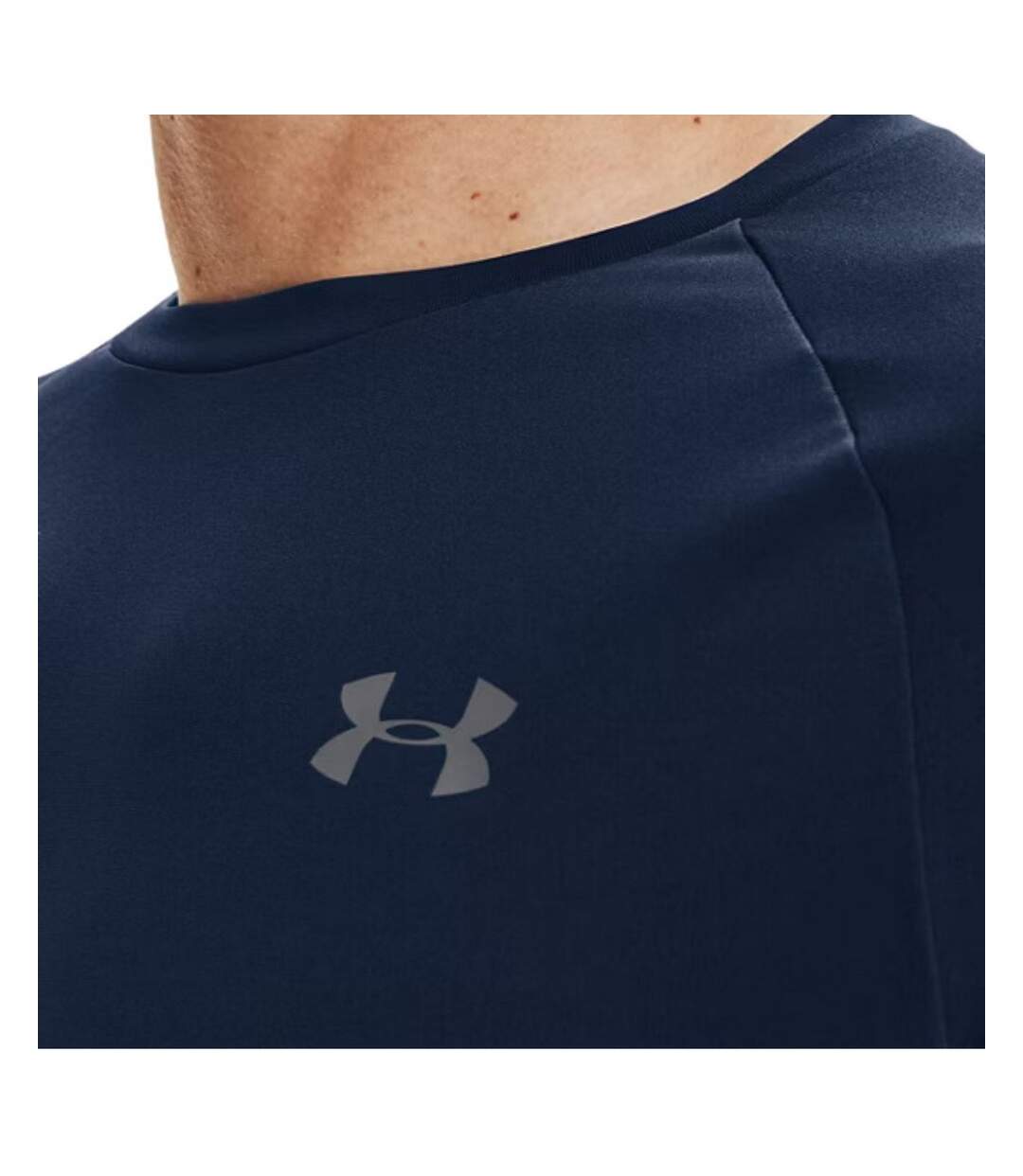 T-shirt Tech 2.0 Homme Bleu Marine Under Armour-3