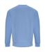 Unisex adult soft touch sweatshirt cornflower blue Awdis-2