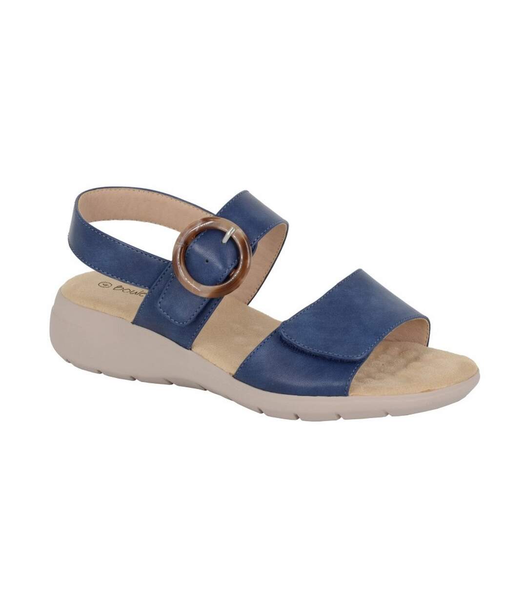 Sandales femme bleu marine Boulevard