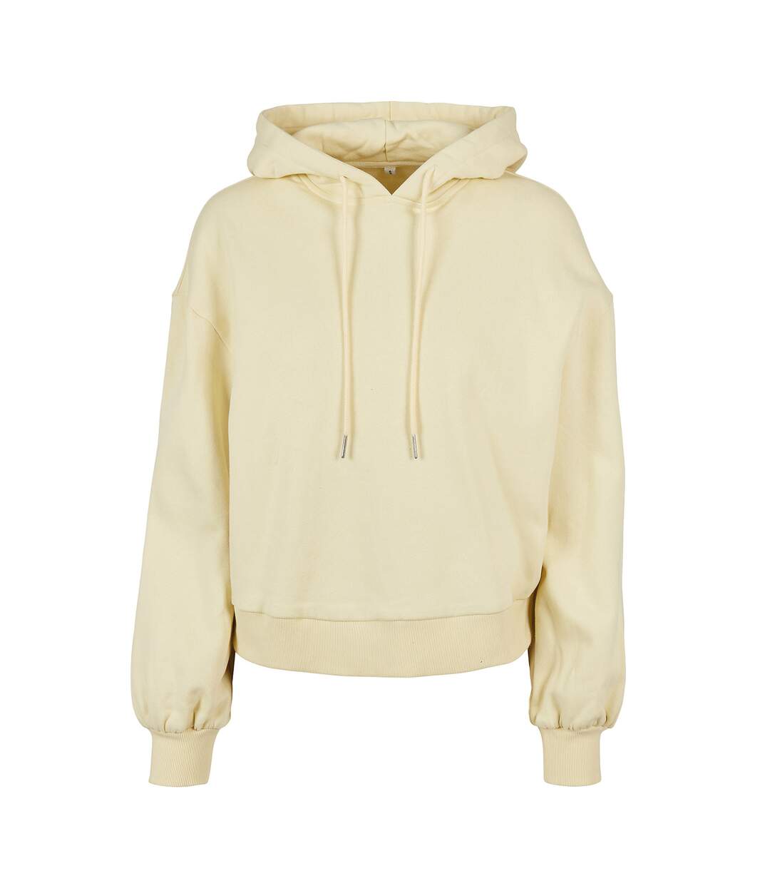 Sweat à capuche femme jaune pâle Build Your Brand