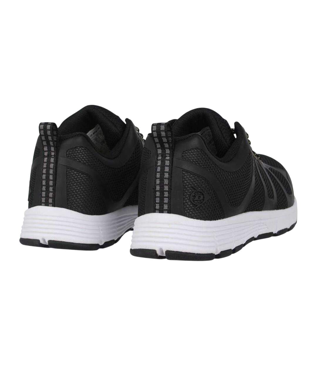 Mens Memory Foam Safety Shoes Black White Dunlop-2