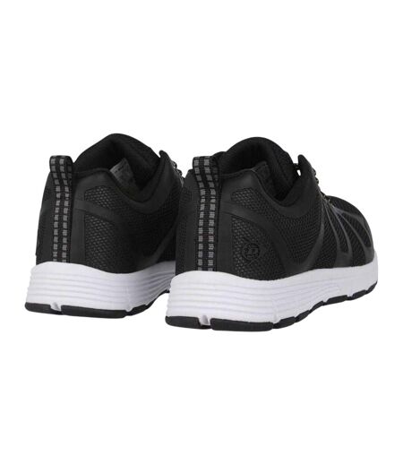 Mens Memory Foam Safety Shoes Black White Dunlop