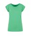 T-shirt Femme Vert Build Your Brand-1