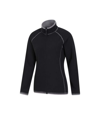 Womens/ladies montana fleece jacket black Mountain Warehouse