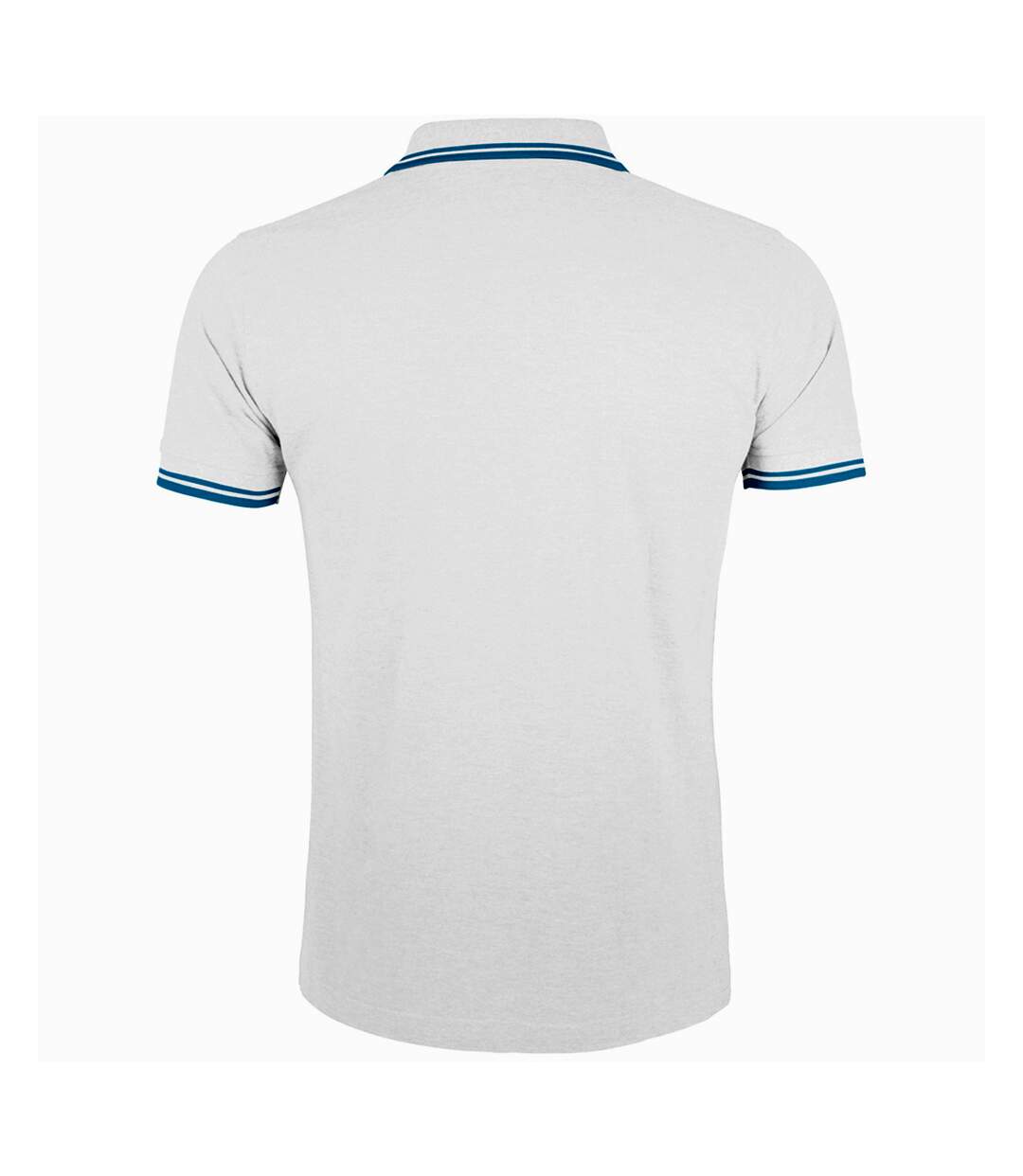 SOLS - Polo manches courtes PASADENA - Homme (Blanc/bleu) - UTPC2431