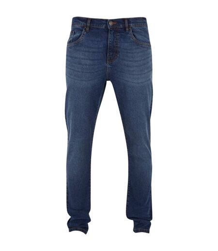 Jean Motif/style Effilé Homme Bleu Foncé Délavé Urban Classics