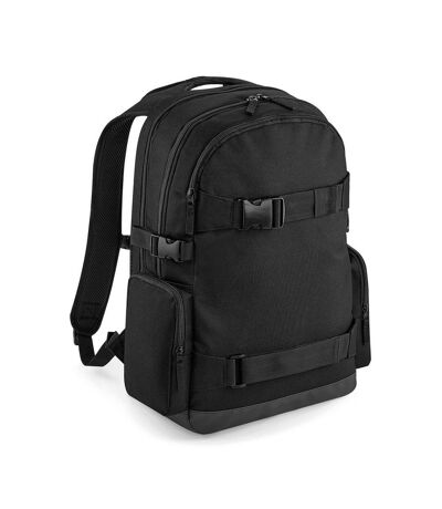 BageBase Old School Board Pack Bag (Black) (One Size) - UTRW6291