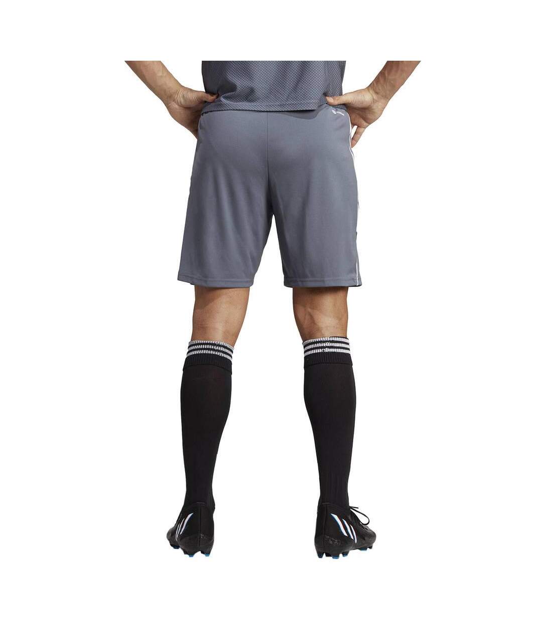 Short Tiro League Homme Gris Adidas-3