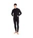 Mens Merino Wool Hoodie Black Animal-3