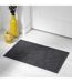 Tapis d'Entrée à Motifs Graphite 45x75cm Noir-3