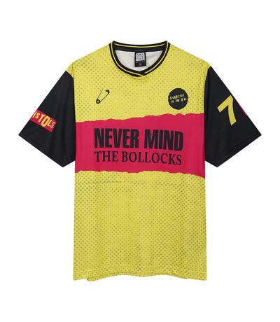 T-shirt never mind the bollocks rock fc adulte jaune Amplified