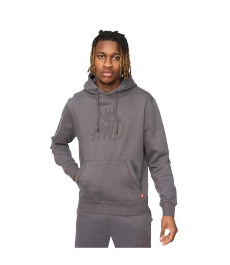 Mens Tonally Brushed Fleece Oversized Hoodie Asphalt Kings Will Dream
