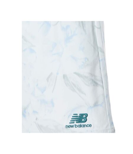 Short De Course Motif/style Floral Femme Blanc Vif New Balance
