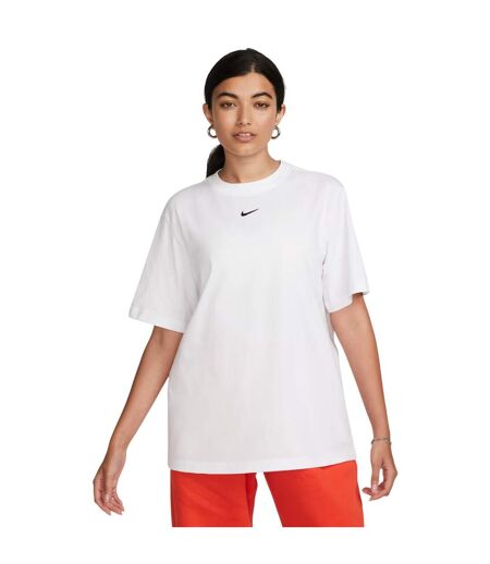 Womens/ladies Oversized T-shirt White Black Nike