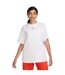 Womens/ladies Oversized T-shirt White Black Nike-2