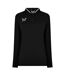 Polo Manches Longues Raglan Femme Noir Castore-1