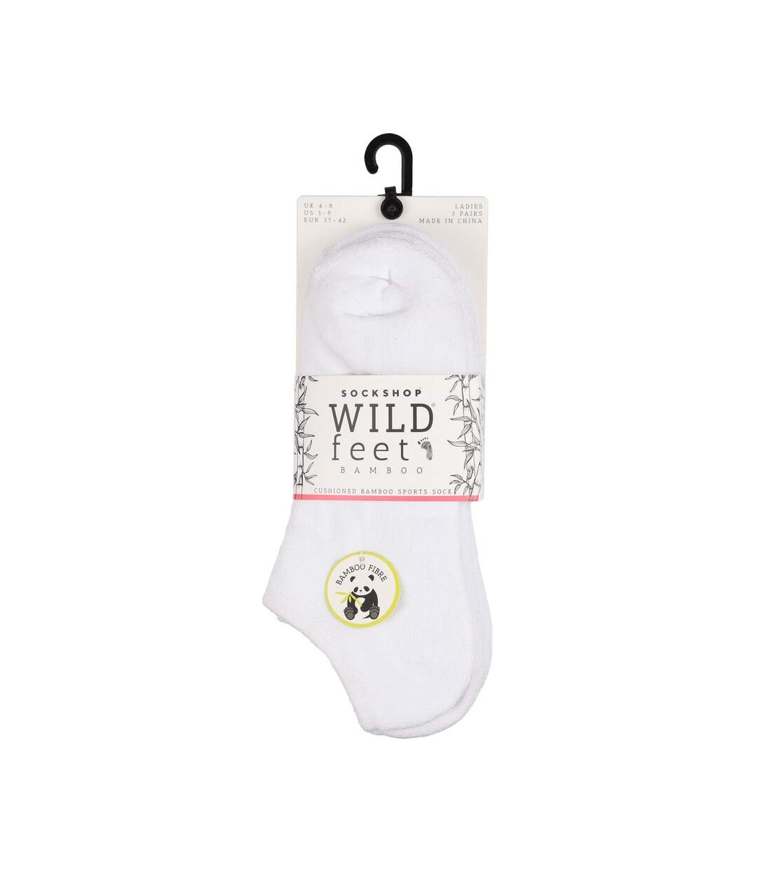 Wild Feet - 3 Paires Femme Sport Chaussettes | Chaussettes Courtes Bambou-2
