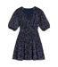Womens/ladies casadee mini smock panel wrap dress navy Ted Baker-1