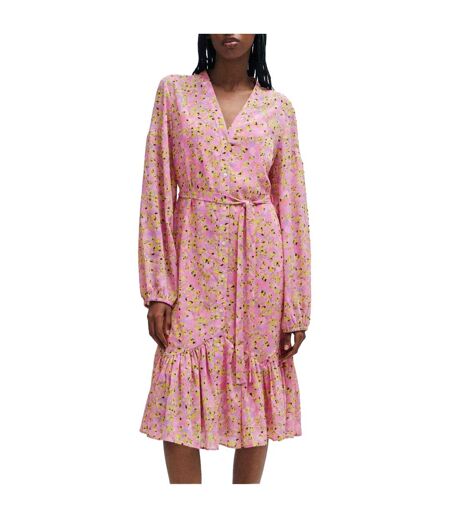 Robe Style Floral Kawarda-1 Femme Rose Hugo