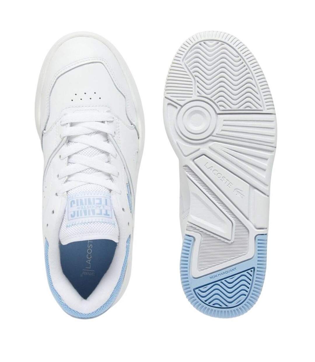 Baskets Lineshot Femme Blanc Bleu Lacoste-4