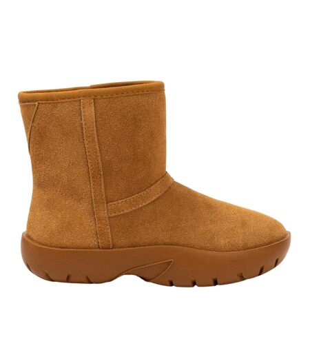 Bottines Coupe Confortable Femme Marron Gris Golddigga