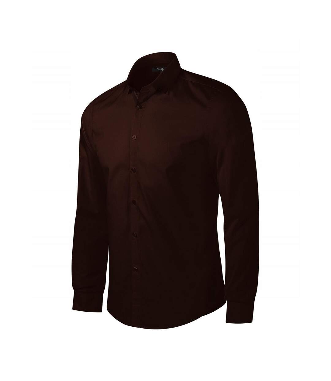 Chemise Motif/style Uni Dynamic Homme Marron Malfini-3