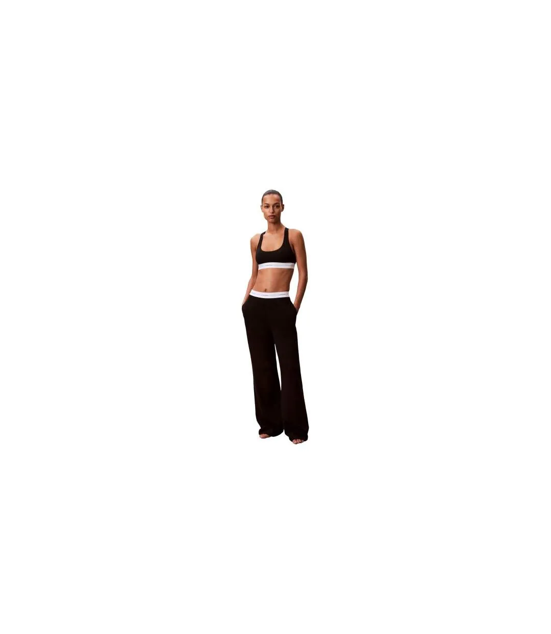 Pantalon De Jogging Femme Noir Calvin Klein-1