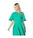 Womens/ladies detail seams midi dress green Principles