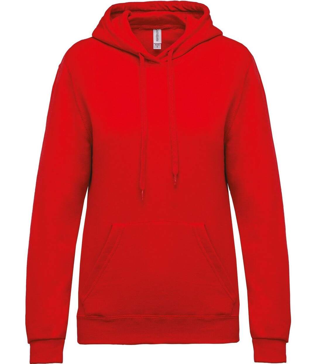 Sweat-shirt à capuche - Femme - K473 - rouge-2