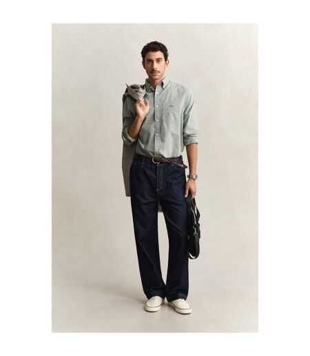 Chemise Homme Vert Kaki Gant