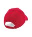 Casquette authentic rouge/noir/blanc Beechfield-2