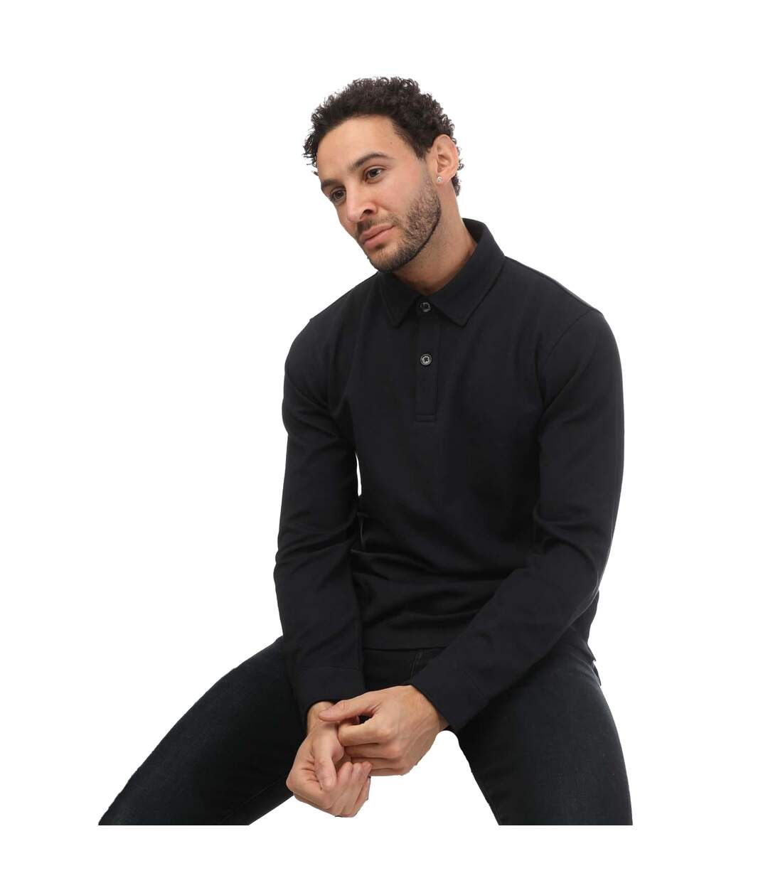 Mens Lisle Luxury Rugby Jersey Navy Mercery-1