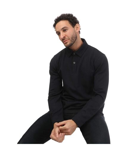 Mens Lisle Luxury Rugby Jersey Navy Mercery