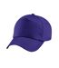 Childrens/kids original 5 panel cap purple Beechfield-1