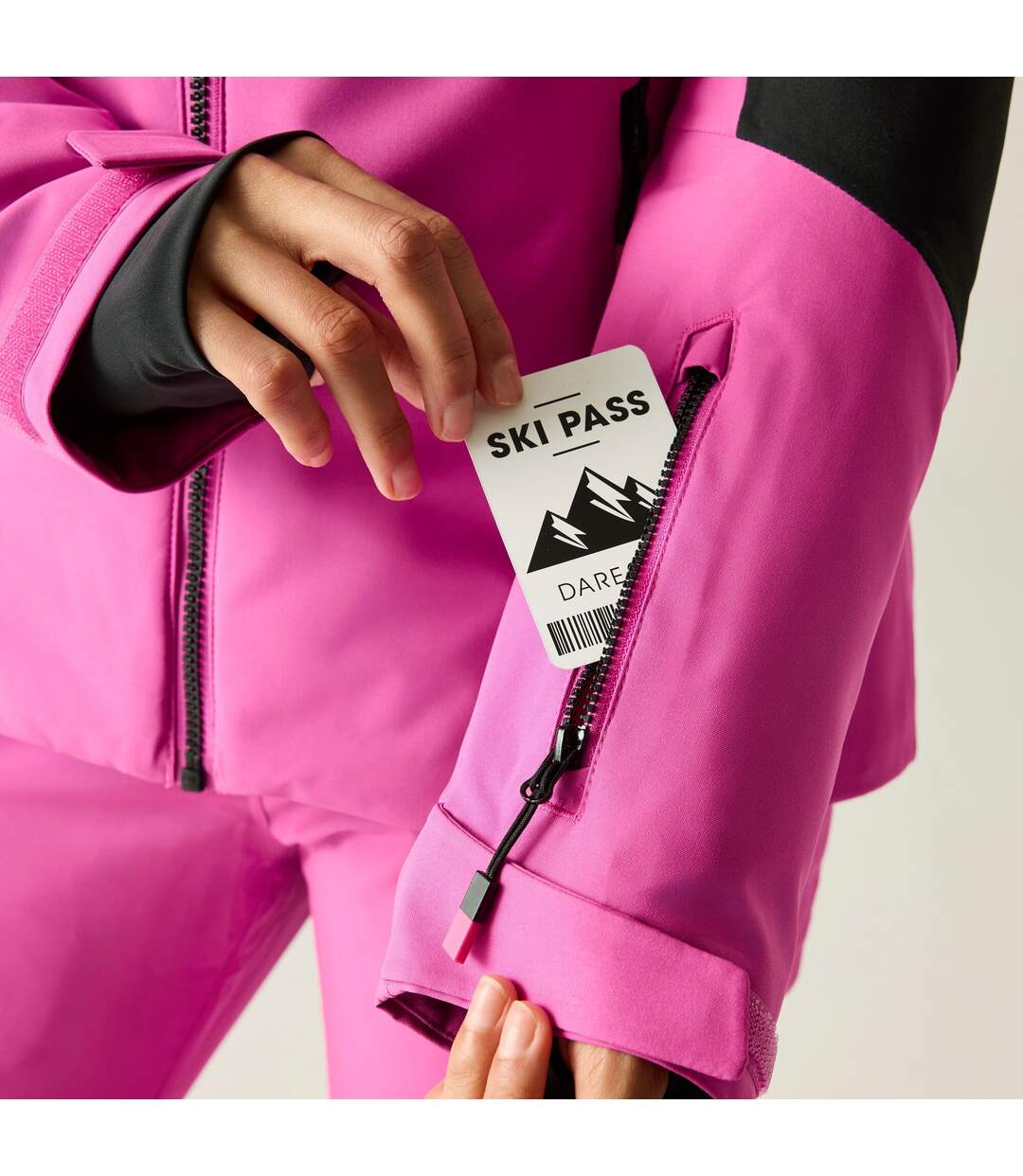 Blouson De Ski Flurry Femme Rose Fuchsia Noir Dare 2B-4