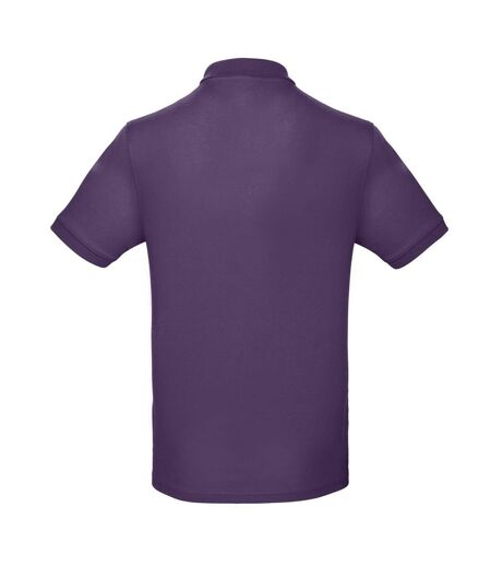 Pack of 2  Mens inspire polo  ultraviolet B&C