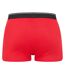 Pack Of 2  Mens Logo Boxer Shorts  Black Red Boss-2