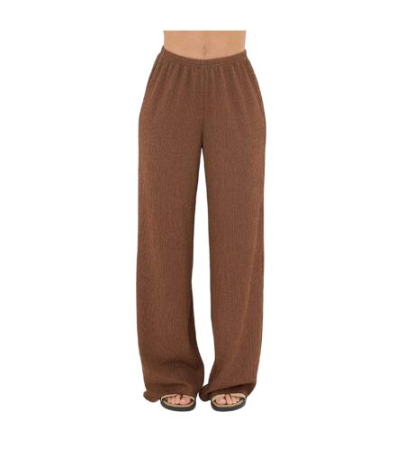 Pantalon Motif/style Texturé Femme Marron I Saw It First