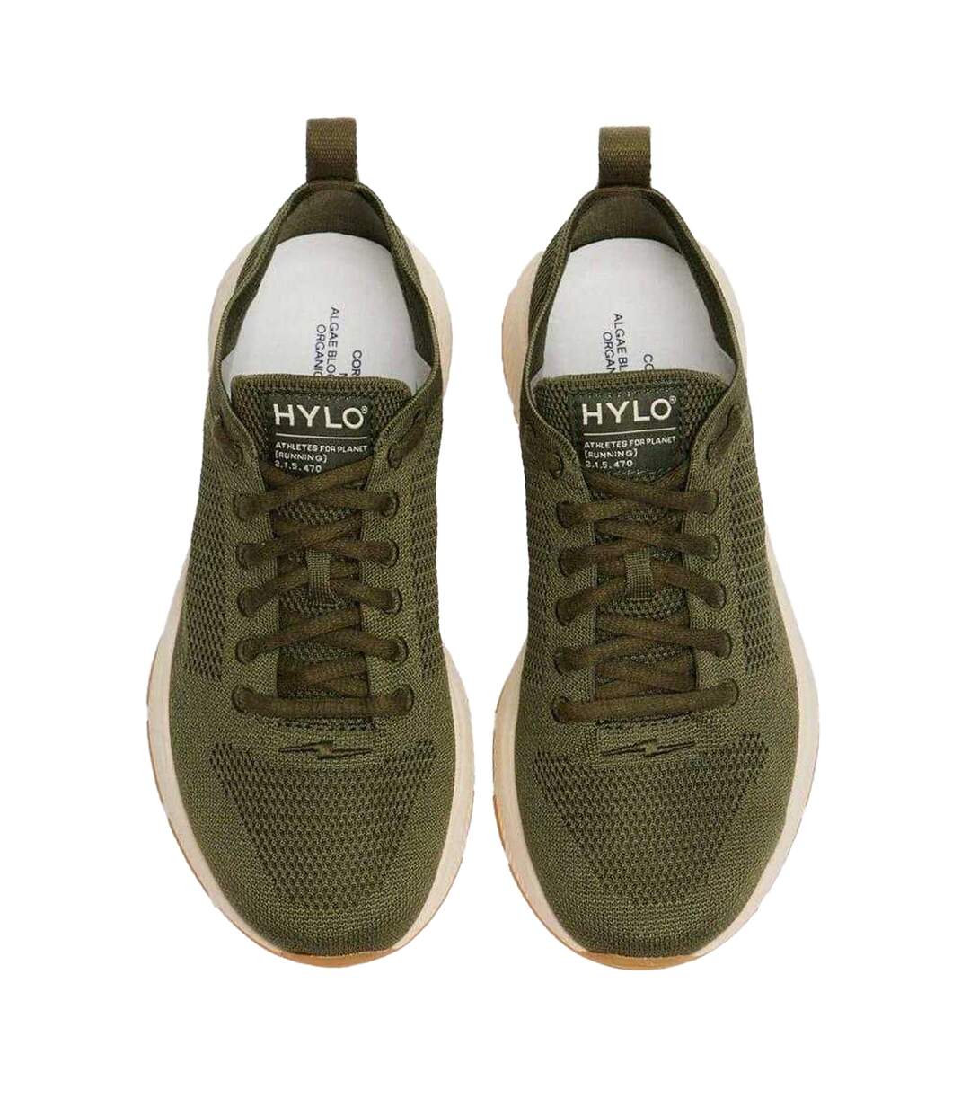 Baskets At Light Femme Vert Kaki Hylo Athletics-3