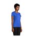 Womens/ladies Pioneer T-shirt Royal Blue SOLS-3