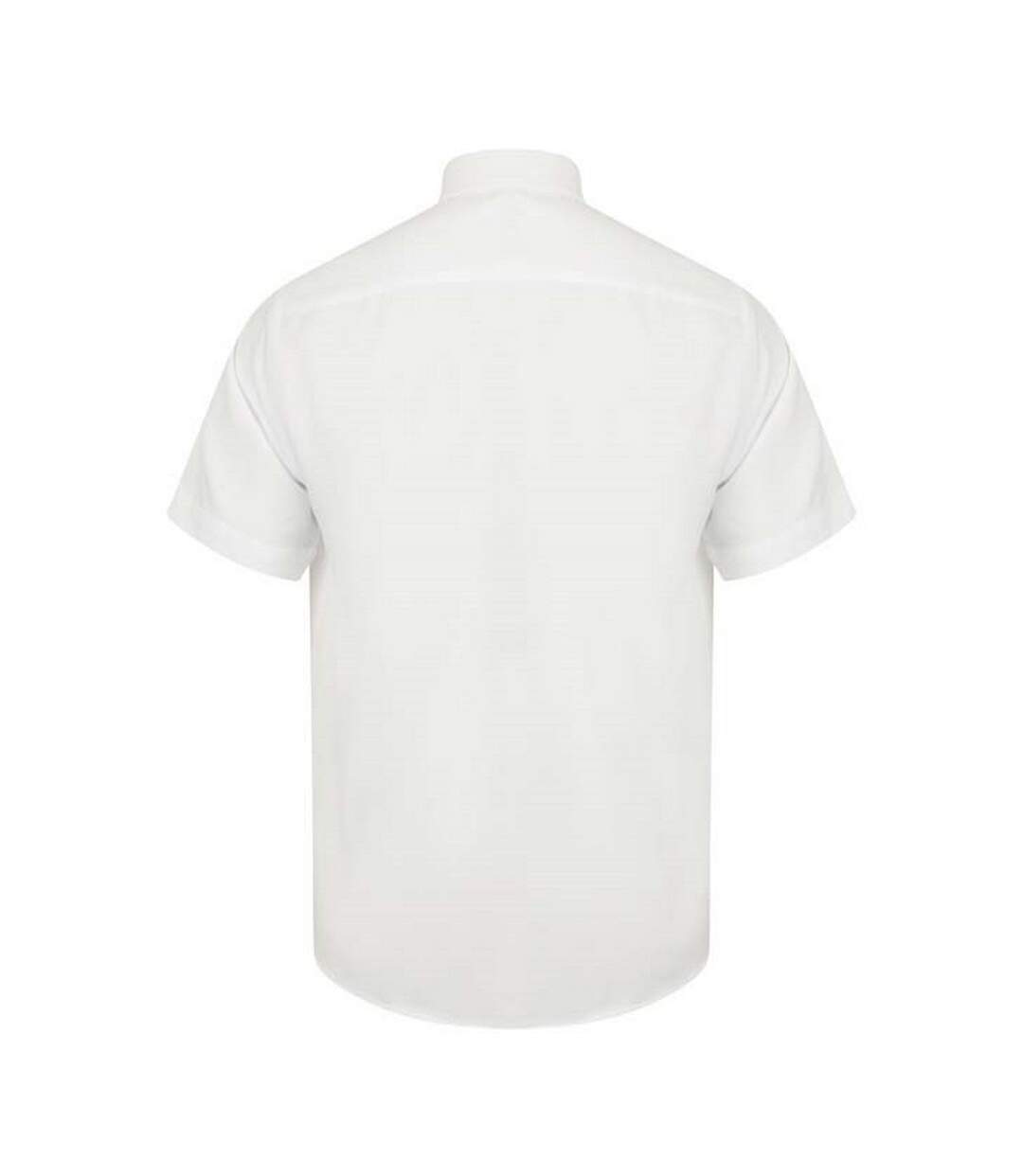 Chemise Manches Courtes Homme Blanc Henbury-2
