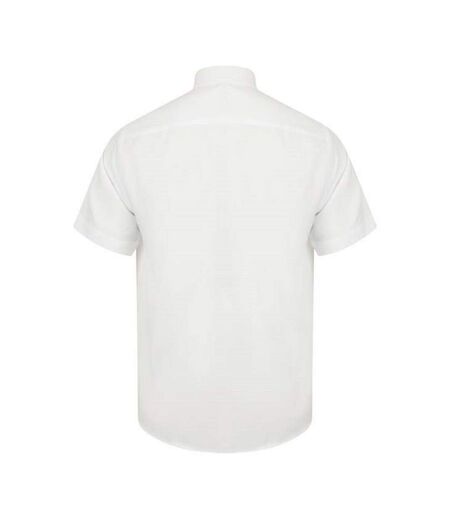Chemise Manches Courtes Homme Blanc Henbury