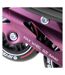 Patins À Roulettes Alignées Rizzo Femme 39 Fr Noir Blanc Violet Foncé Hi-Tec-3