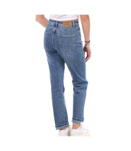 Jean mom bleu femme monday premium 388 - l
