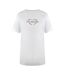 Womens/ladies Shiny Heart Cotton Slim T-shirt White Love Moschino-1