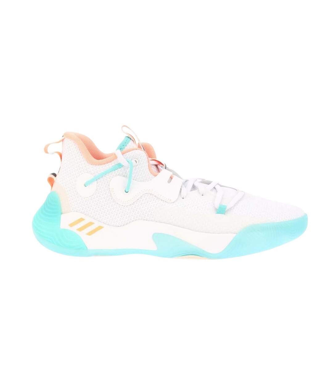 Chaussures De Basket Harden Stepback Homme Blanc Bleu Orange Adidas-3